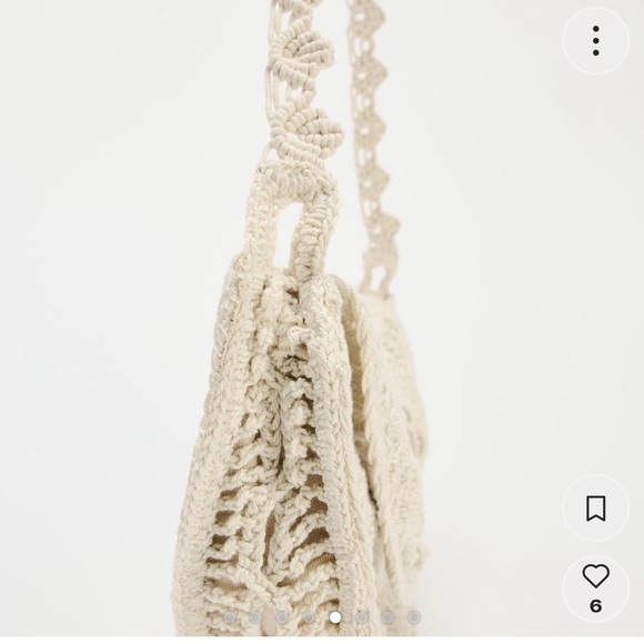 Zara Macramé Shoulder Bag - Picture 9 of 12